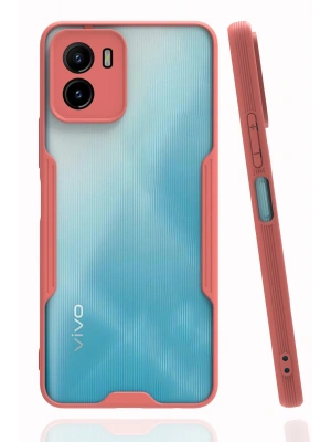 Newface Vivo Y15S Kılıf Platin Silikon - Pembe