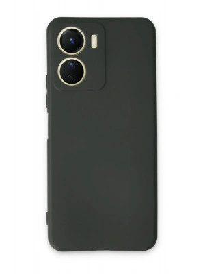 Newface Vivo Y16 Kılıf First Silikon - Koyu Yeşil