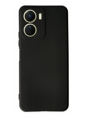Newface Vivo Y16 Kılıf First Silikon - Siyah