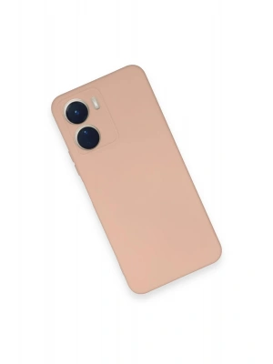 Newface Vivo Y16 Kılıf Nano içi Kadife Silikon - Pudra