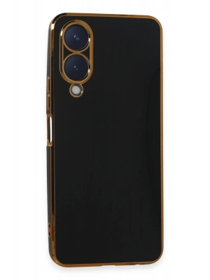 Newface Vivo Y17S Kılıf Volet Silikon - Siyah