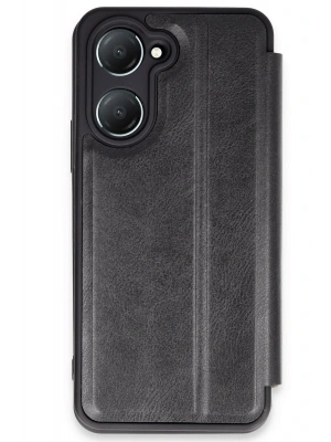 Newface Vivo Y18 Kılıf Flip Cover - Siyah