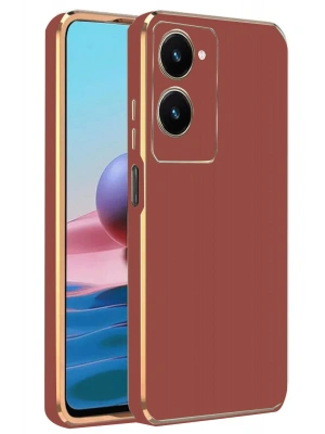 Newface Vivo Y18 Kılıf Volet Silikon - Kırmızı