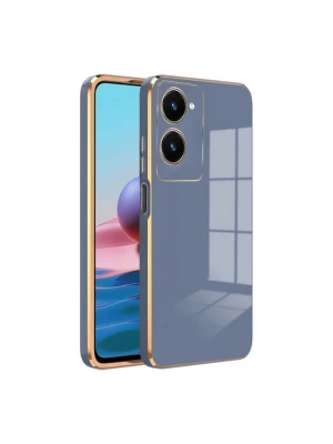 Newface Vivo Y18 Kılıf Volet Silikon - Mavi