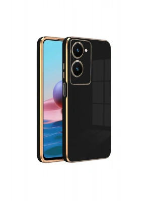 Newface Vivo Y18 Kılıf Volet Silikon - Siyah