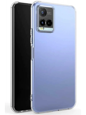 Newface Vivo Y21S Kılıf Lüx Şeffaf Silikon