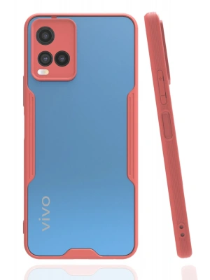 Newface Vivo Y21S Kılıf Platin Silikon - Pembe