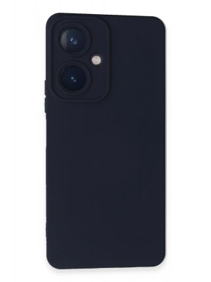 Newface Vivo Y27 Kılıf Nano içi Kadife Silikon - Lacivert