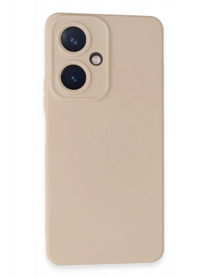 Newface Vivo Y27 Kılıf Nano içi Kadife Silikon - Pudra