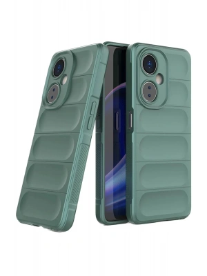 Newface Vivo Y27 Kılıf Optimum Silikon - Koyu Yeşil