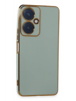 Newface Vivo Y27 Kılıf Volet Silikon - Açık Yeşil