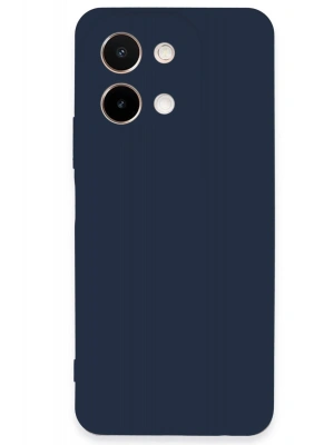 Newface Vivo Y28 Kılıf First Silikon - Lacivert