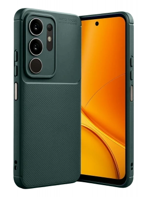 Newface Vivo Y29 4G Auto Focus Karbon Kapak - Koyu Yeşil