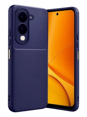 Newface Vivo Y29S Auto Focus Karbon Kapak - Lacivert