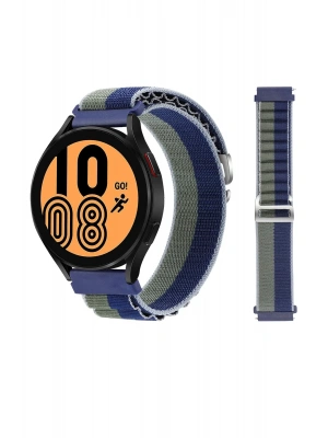 Newface Watch 20mm KR410 Kumaş Kordon - Lacivert-Yeşil