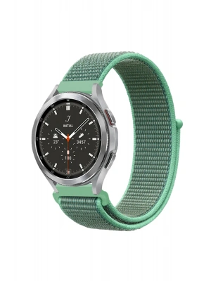 Newface Watch 22mm Hasırlı Cırtcırtlı Kordon - Turkuaz1