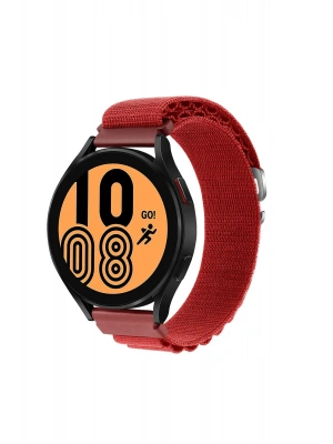 Newface Watch 22mm KR410 Kumaş Kordon - Kırmızı