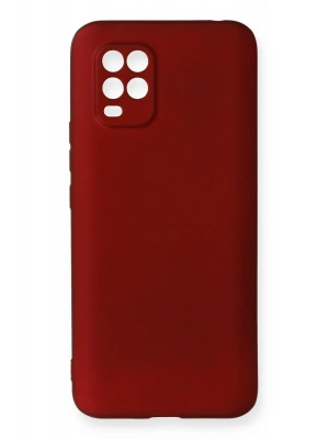 Newface Xiaomi Mi 10 Lite Kılıf First Silikon - Bordo
