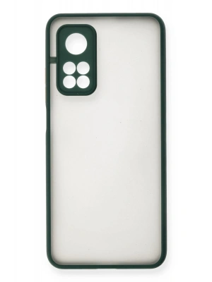 Newface Xiaomi Mi 10T Kılıf Montreal Silikon Kapak - Yeşil