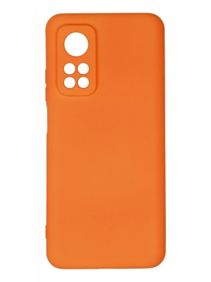 Newface Xiaomi Mi 10T Kılıf Nano içi Kadife Silikon - Turuncu