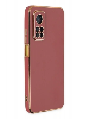 Newface Xiaomi Mi 10T Kılıf Volet Silikon - Kırmızı