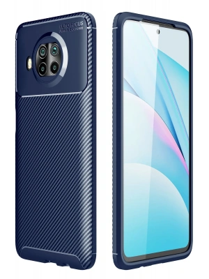 Newface Xiaomi Mi 10T Lite Kılıf Auto Focus Karbon Kapak - Lacivert