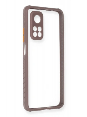 Newface Xiaomi Mi 10T Pro Kılıf Miami Şeffaf Silikon - Açık Mor