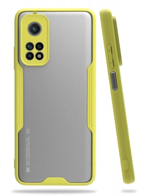 Newface Xiaomi Mi 10T Pro Kılıf Platin Silikon - Sarı