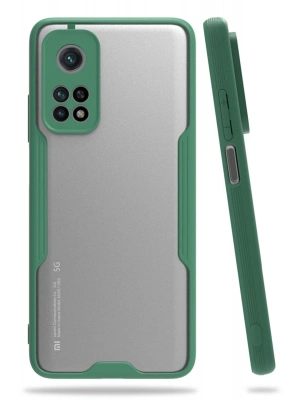 Newface Xiaomi Mi 10T Pro Kılıf Platin Silikon - Yeşil