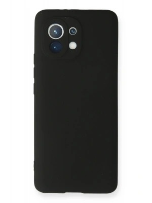 Newface Xiaomi Mi 11 Kılıf First Silikon - Siyah