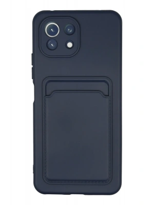 Newface Xiaomi Mi 11 Kılıf Kelvin Kartvizitli Silikon - Lacivert