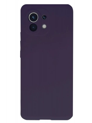 Newface Xiaomi Mi 11 Kılıf Nano içi Kadife Silikon - Mor