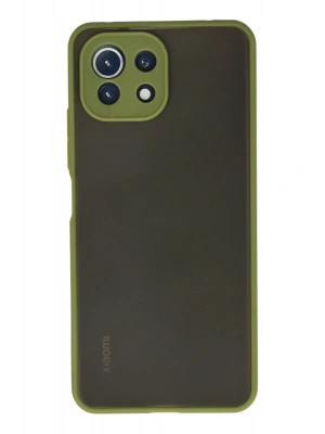 Newface Xiaomi Mİ 11 Lite Kılıf Montreal Silikon Kapak - Açık Yeşil