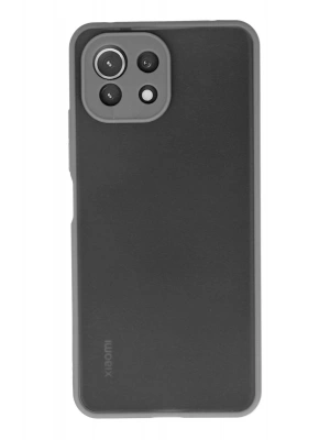 Newface Xiaomi Mİ 11 Lite Kılıf Montreal Silikon Kapak - Gri