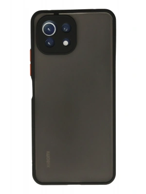 Newface Xiaomi Mİ 11 Lite Kılıf Montreal Silikon Kapak - Siyah