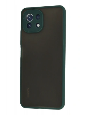 Newface Xiaomi Mİ 11 Lite Kılıf Montreal Silikon Kapak - Yeşil