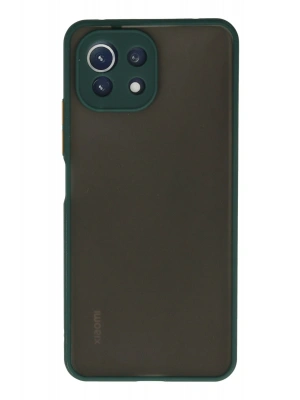 Newface Xiaomi Mİ 11 Lite Kılıf Montreal Silikon Kapak - Yeşil