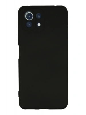 Newface Xiaomi Mİ 11 Lite Kılıf Nano içi Kadife Silikon - Siyah
