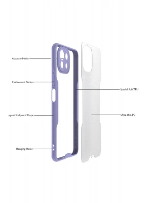 Newface Xiaomi Mİ 11 Lite Kılıf Platin Silikon - Pembe