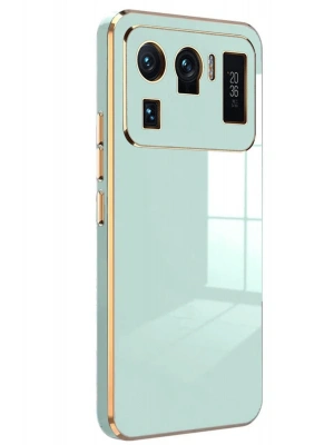 Newface Xiaomi Mi 11 Ultra Kılıf Volet Silikon - Açık Yeşil