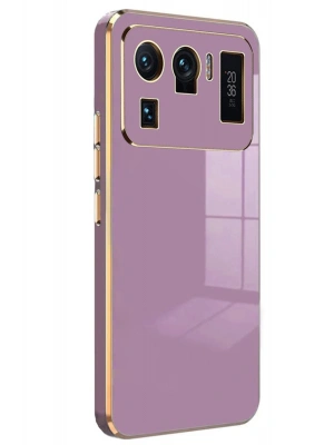 Newface Xiaomi Mi 11 Ultra Kılıf Volet Silikon - Mor