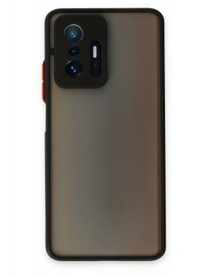 Newface Xiaomi Mi 11T Pro Kılıf Montreal Silikon Kapak - Siyah