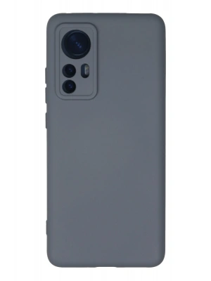 Newface Xiaomi Mi 12 Kılıf Nano içi Kadife Silikon - Gri