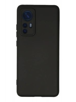 Newface Xiaomi Mi 12 Kılıf Nano içi Kadife Silikon - Siyah