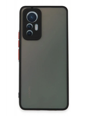 Newface Xiaomi Mi 12 Lite Kılıf Montreal Silikon Kapak - Siyah