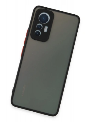 Newface Xiaomi Mi 12 Lite Kılıf Montreal Silikon Kapak - Siyah