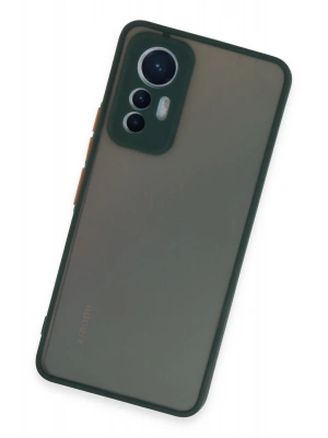 Newface Xiaomi Mi 12 Lite Kılıf Montreal Silikon Kapak - Yeşil