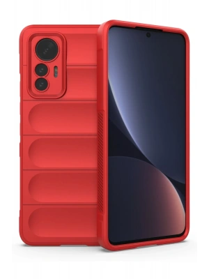 Newface Xiaomi Mi 12 Lite Kılıf Optimum Silikon - Kırmızı