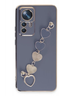 Newface Xiaomi Mi 12T Pro Kılıf Esila Silikon - Gri