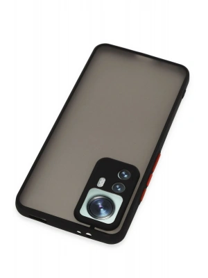 Newface Xiaomi Mi 12T Pro Kılıf Montreal Silikon Kapak - Siyah